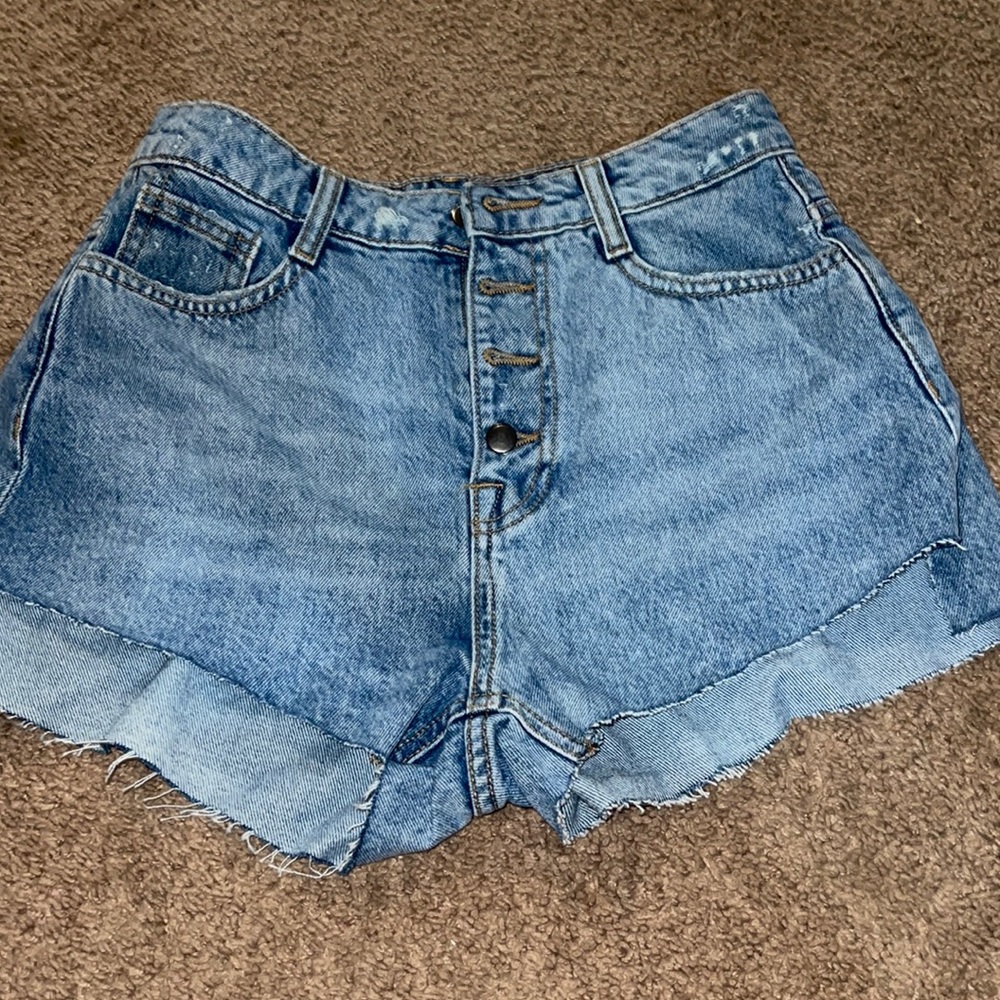 Denim shorts